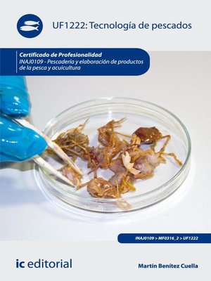 cover image of Tecnología de pescados. INAJ0109